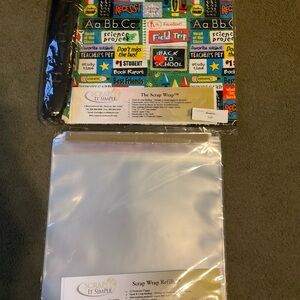 NIP The Scrap Wrap scrapbook & Scrap Wrap refills